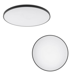 Lampa sufitowa plafon AGNES ROUND LED PRO Czarny 64W 10975 3000K Nowodvorski Lighting