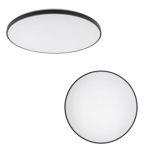 Lampa sufitowa plafon AGNES ROUND LED PRO Czarny 64W 10975 3000K Nowodvorski Lighting