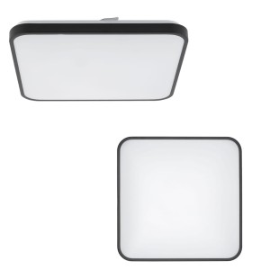 Lampa sufitowa plafon AGNES SQUARE LED PRO Czarny 32W 10985 3000K Nowodvorski Lighting