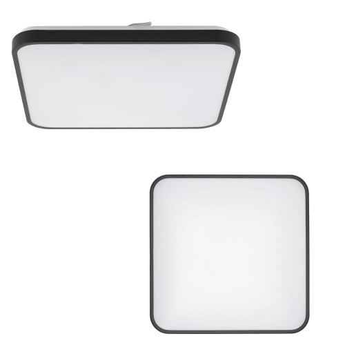 Lampa sufitowa plafon AGNES SQUARE LED PRO Czarny 32W 10985 3000K Nowodvorski Lighting