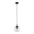 Lampa wisząca ze szklanym kloszem o śr. 20cm VIBE TRANSPARENT 5823 na E27 TK Lighting