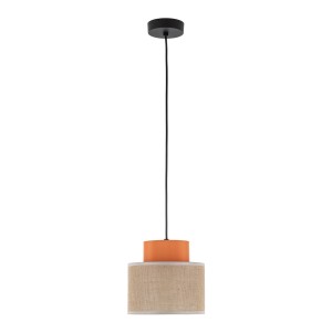 Lampa wisząca dwukolorowa DUO JUTA ORANGE na E27 3255 TK Lighting