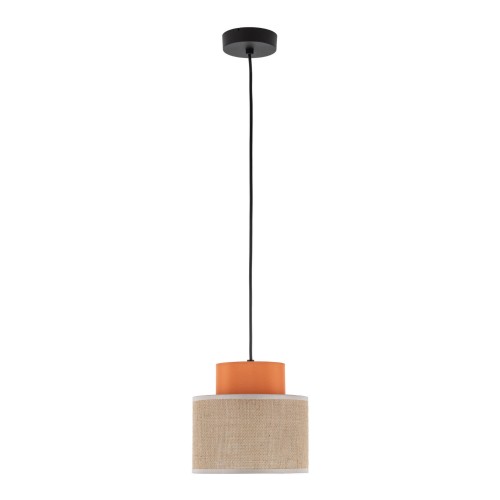 Lampa wisząca dwukolorowa DUO JUTA ORANGE na E27 3255 TK Lighting