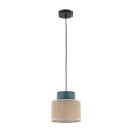 Lampa wisząca z podwójnym kloszem DUO JUTA GREEN na E27 3257 TK Lighting