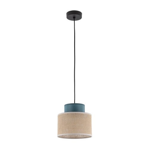 Lampa wisząca z podwójnym kloszem DUO JUTA GREEN na E27 3257 TK Lighting