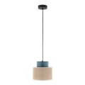 Lampa wisząca z podwójnym kloszem DUO JUTA GREEN na E27 3257 TK Lighting