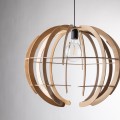 Lampa wisząca z tworzywa i sklejki VENUS WOOD na E27 6888 TK Lighting