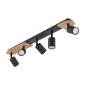 Lampa sufitowa z 5 reflektorkami na GU10 COVER WOOD 5777 TK Lighting
