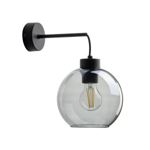 Lampa ścienna z grafitowym szkłem CUBUS GRAPHITE na E27 10243 TK Lighting