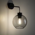 Lampa ścienna z grafitowym szkłem CUBUS GRAPHITE na E27 10243 TK Lighting
