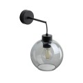 Lampa ścienna z grafitowym szkłem CUBUS GRAPHITE na E27 10243 TK Lighting