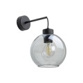 Lampa ścienna z grafitowym szkłem CUBUS GRAPHITE na E27 10243 TK Lighting