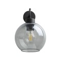 Lampa ścienna z grafitowym szkłem CUBUS GRAPHITE na E27 10243 TK Lighting