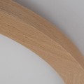 Lampa sufitowa okrągła z drewnianą obwódką zmienna barwa średnica 40cm AQUA WOOD BUK 400 36W LED 18011 TK Lighting