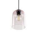 Lampa wisząca różowa ze szklanym kloszem 1xE27 MOLLY PINK 1 10296 TK Lighting