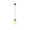 Lampa wisząca z żółtym, szklanym kloszem na 1xE27 MOLLY YELLOW 1 10297 TK Lighting