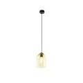 Lampa wisząca z żółtym, szklanym kloszem na 1xE27 MOLLY YELLOW 1 10297 TK Lighting