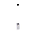 Lampa wisząca z fioletowym, szklanym kloszem MOLLY PURPLE 1 10299 TK Lighting