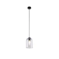 Lampa wisząca z fioletowym, szklanym kloszem MOLLY PURPLE 1 10299 TK Lighting