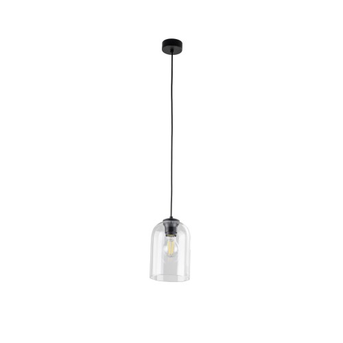 Lampa wisząca ze szklanym, przezroczystym kloszem 1xE27 MOLLY TRANSPARENT 1 10300 TK Lighting