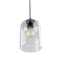 Lampa wisząca ze szklanym, przezroczystym kloszem 1xE27 MOLLY TRANSPARENT 1 10300 TK Lighting