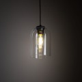 Lampa wisząca ze szklanym, przezroczystym kloszem 1xE27 MOLLY TRANSPARENT 1 10300 TK Lighting