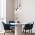 Lampa wisząca szklana na okrągłej rozecie 4xE27 MOLLY 4  KOŁO 10301 TK Lighting
