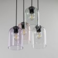 Lampa wisząca szklana na okrągłej rozecie 4xE27 MOLLY 4  KOŁO 10301 TK Lighting