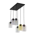 Lampa wisząca ze szklanymi, kolorowymi kloszami MOLLY 6 10302 TK Lighting
