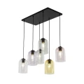 Lampa wisząca ze szklanymi, kolorowymi kloszami MOLLY 6 10302 TK Lighting