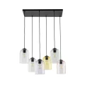 Lampa wisząca ze szklanymi, kolorowymi kloszami MOLLY 6 10302 TK Lighting