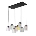 Lampa wisząca ze szklanymi, otwartymi kloszami MOLLY 8 10303 TK Lighting