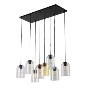 Lampa wisząca ze szklanymi, otwartymi kloszami MOLLY 8 10303 TK Lighting