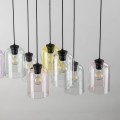 Lampa wisząca ze szklanymi, otwartymi kloszami MOLLY 8 10303 TK Lighting
