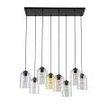 Lampa wisząca ze szklanymi, otwartymi kloszami MOLLY 8 10303 TK Lighting