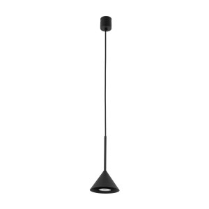 Lampa wisząca czarny stożek średnica 12cm CONO BLACK MINI 1 10304 TK Lighting