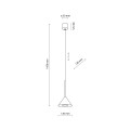 Lampa wisząca czarny stożek średnica 12cm CONO BLACK MINI 1 10304 TK Lighting