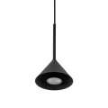 Lampa wisząca czarny stożek średnica 12cm CONO BLACK MINI 1 10304 TK Lighting