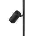 Lampa podłogowa z 2 białymi kloszami i czarnym reflektorkiem VOX 16063 TK Lighting
