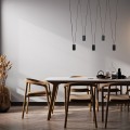 Lampa wisząca Toledo 5xGU10 czarna LP-432/5P BK Light Prestige