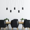 Lampa wisząca Toledo 5xGU10 czarna LP-432/5P BK Light Prestige