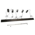 Lampa wisząca Toledo 5xGU10 czarna LP-432/5P BK Light Prestige