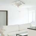 Plafon Parma 2 2xGU10 + 1xLED CCT biały kwadrat LP-0612/2C Square WH Light Prestige