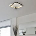 Plafon Parma 2 2xGU10 + 1xLED CCT kwadrat czarny LP-0612/2C Square BK Light Prestige
