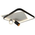 Plafon Parma 2 2xGU10 + 1xLED CCT kwadrat czarny LP-0612/2C Square BK Light Prestige