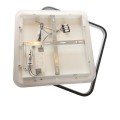 Plafon Parma 2 2xGU10 + 1xLED CCT kwadrat czarny LP-0612/2C Square BK Light Prestige