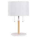 Lampa stołowa Fogo 2xE27 biała LP-0304/2T WH Light Prestige