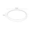 Plafon California LED CCT biały 60 cm LP-2505/1C-60 WH Light Prestige