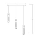 Lampa wisząca Ambiente 3 LED CCT grafitowa LP-1510/3L GR Light Prestige