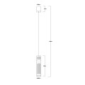 Lampa wisząca Ambiente LED CCT grafitowa LP-1510/1P GR Light Prestige